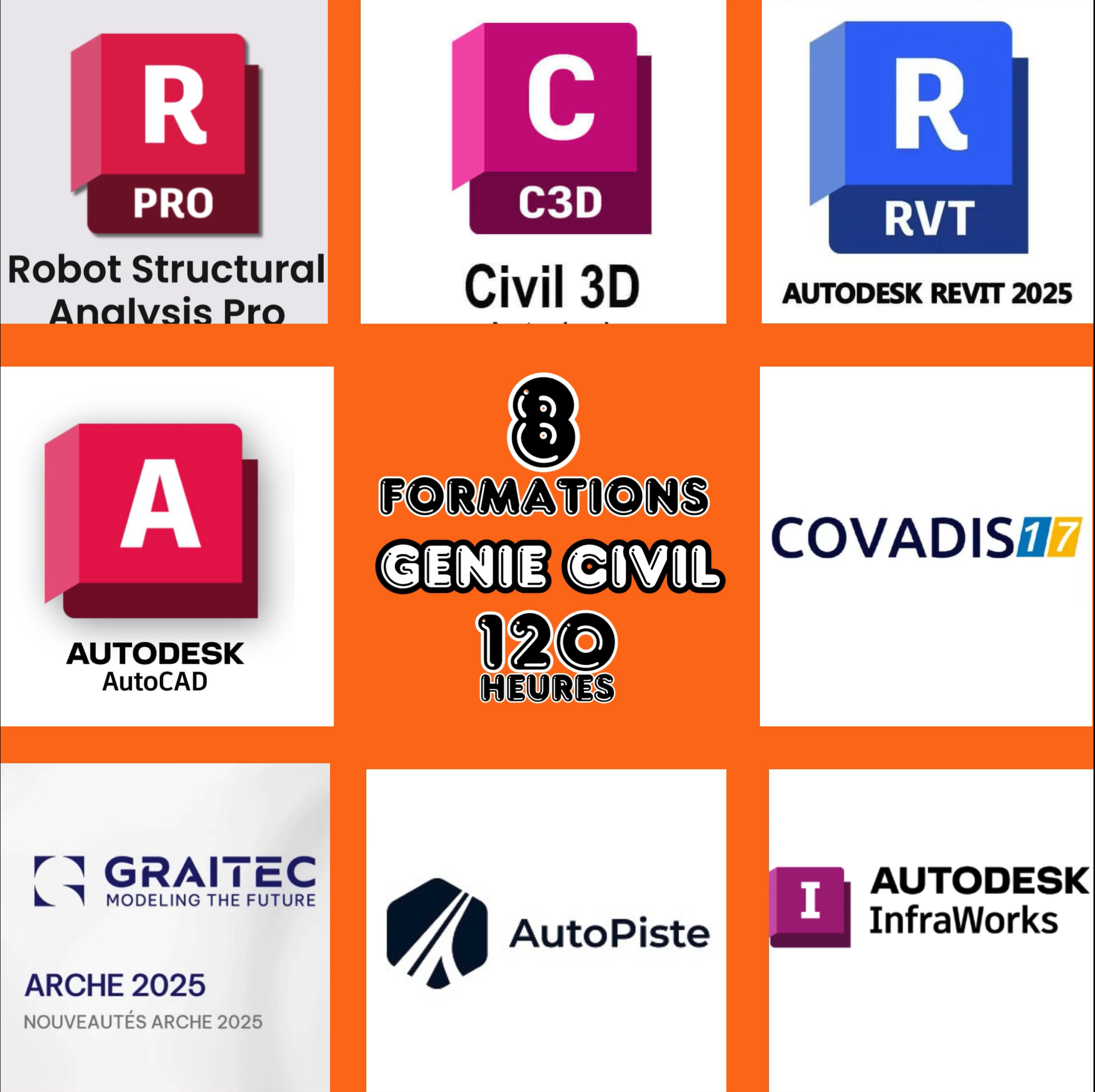 Pack 8 Formations Génie Civil (BTP & VRD )