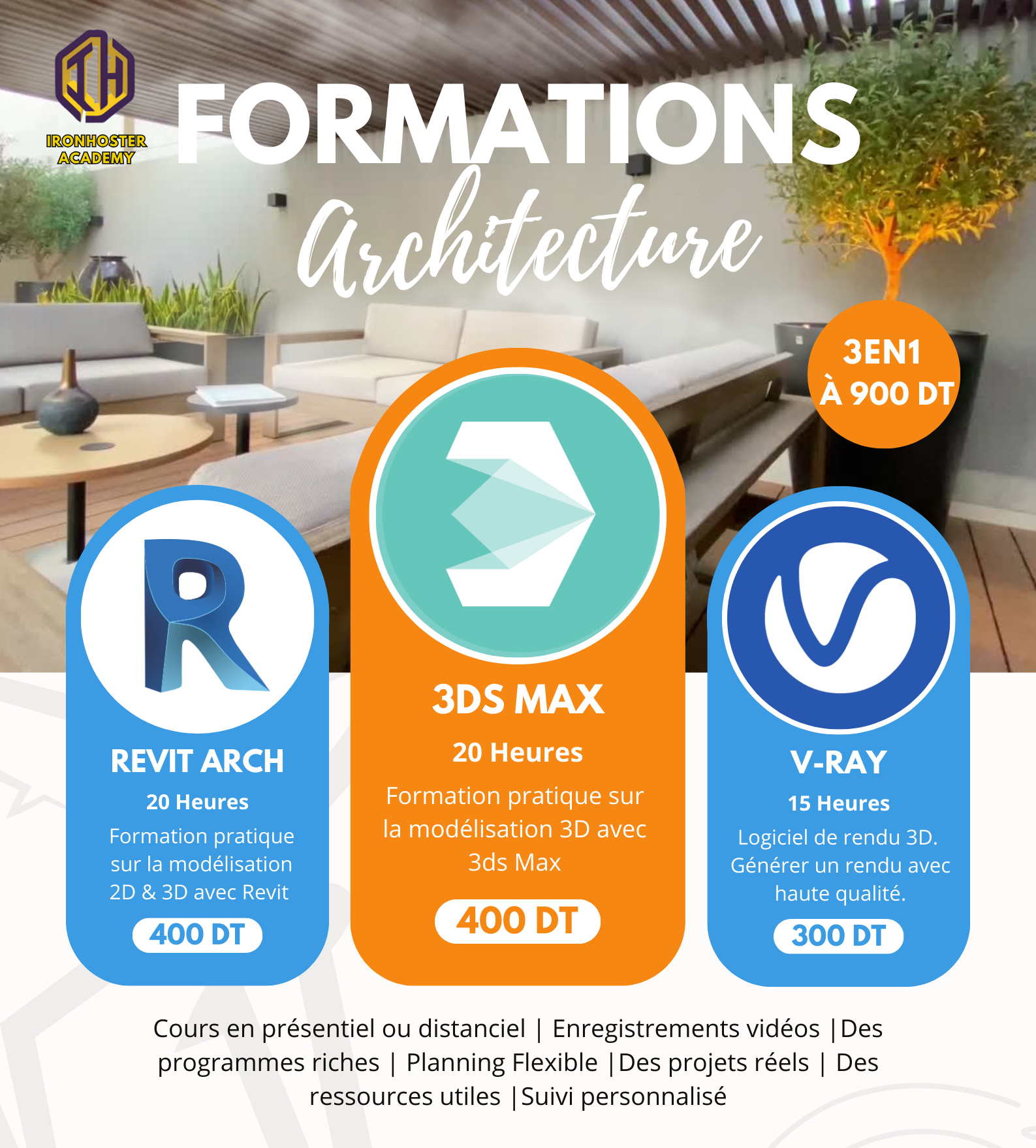 Pack Architecture (Revit – 3ds Max – VRay)