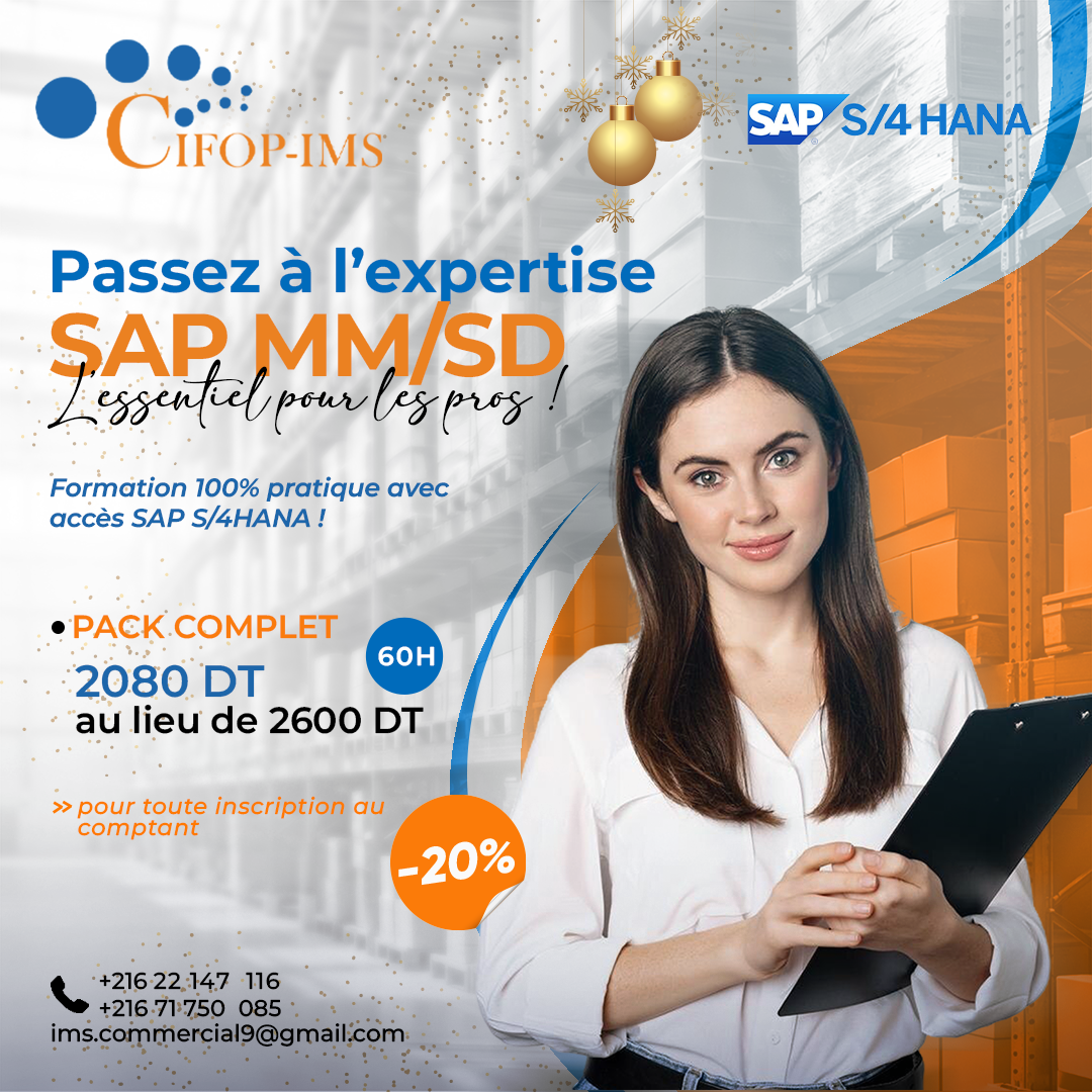 𝐎𝐟𝐟𝐫𝐞 𝐝𝐞 𝐅𝐢𝐧 𝐝’𝐀𝐧𝐧é𝐞 : 𝐃𝐞𝐯𝐞𝐧𝐞𝐳 𝐄𝐱𝐩𝐞𝐫𝐭 𝐒𝐀𝐏 𝐌𝐌/𝐒𝐃 𝐞𝐭 𝐓𝐫𝐚𝐧𝐬𝐟𝐨𝐫𝐦𝐞𝐳 𝐕𝐨𝐭𝐫𝐞 𝐂𝐚𝐫𝐫𝐢é𝐫𝐞 𝐞𝐧 𝟐𝟎𝟐𝟔 !