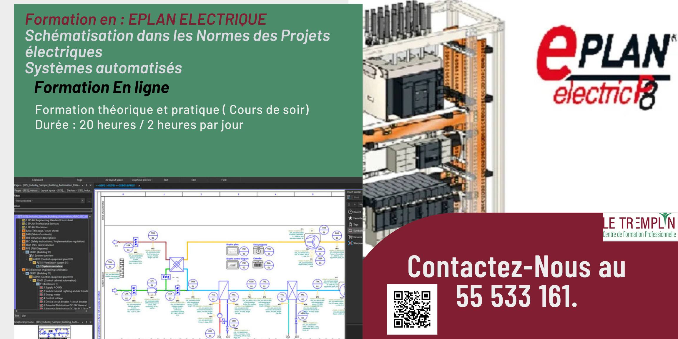 Formation : EPLAN ELECTRIQUE Schématisation dans les Normes des Projets électriques Systèmes automatisés