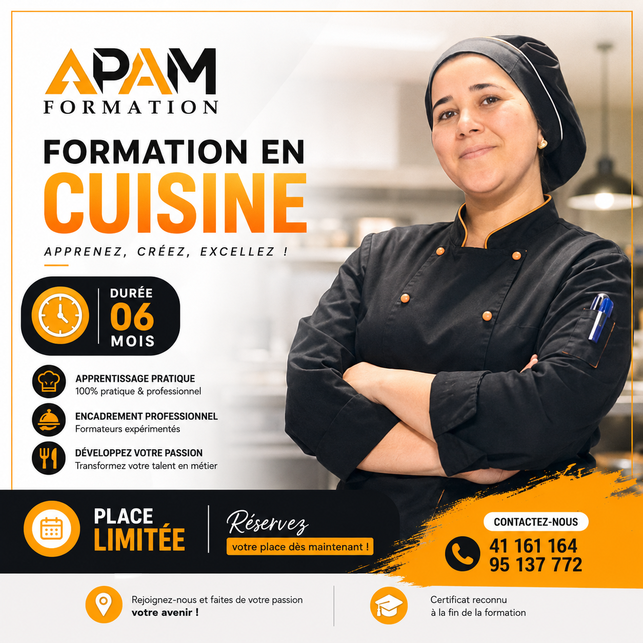 Formation Cuisine Certifiante a Sousse